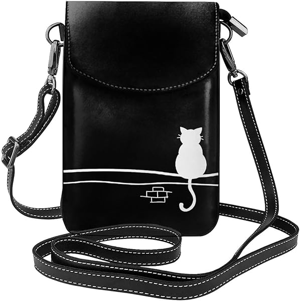 ゆきそら　黒猫柄スマホショルダーバッグ ゆきそら 黒猫柄スマホショルダーバッグ ゆきそら様専用 黒猫柄スマホ